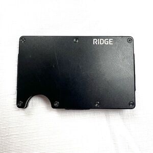 The Ridge Men's Wallet Money Clip- Black USED